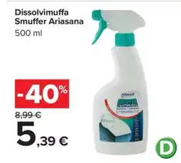 Carrefour Dissolvimuffa Smuffer Ariasana offerta