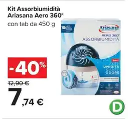 Carrefour Kit Assorbiumidità Ariasana Aero 360° offerta