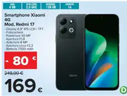 Carrefour Smartphone Xiaomi 4G Mod. Redmi 17 offerta