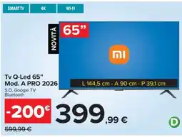 Carrefour Tv Q-Led 65” Mod. A PRO 2026 offerta