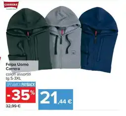 Carrefour FELPA UOMO CARRERA offerta