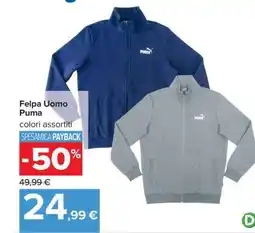 Carrefour Felpa Uomo Puma offerta