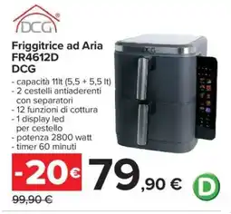 Carrefour Friggitrice ad Aria FR4612D DCG offerta