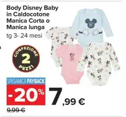 Carrefour Body Disney Baby offerta
