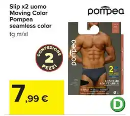 Carrefour Slip x2 uomo Moving Color offerta