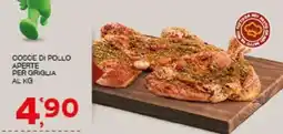 Sisa Gosse di pollo aperte per griglia offerta