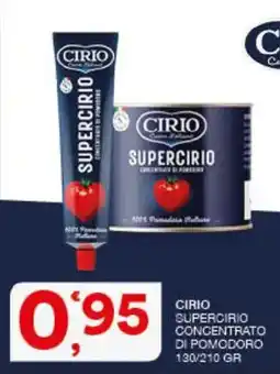 Sisa Cirio Supercirio concentrato di pomodoro offerta