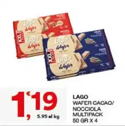 Sisa Lago wafer cacao offerta
