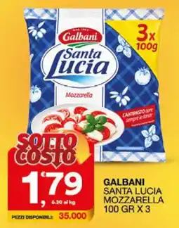 Sisa Galbani Santa Lucia Mozzarella offerta