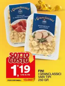 Sisa FINI I GRANCLASSICI offerta