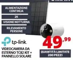 Comet tp-link videocamera da esterno tc82 kit offerta
