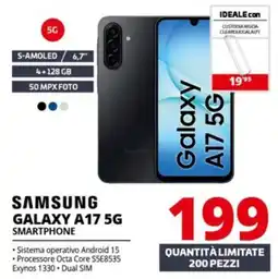 Comet Samsung Galaxy A17 5G offerta