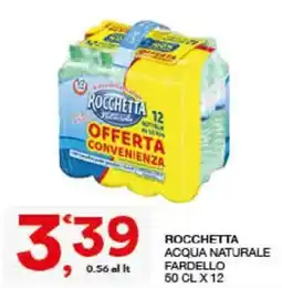 Sisa Rocchetta acqua naturale offerta