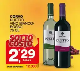 Sisa Corvo Duetto Vino Bianco/Rosso offerta