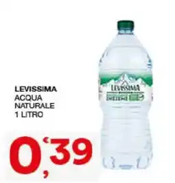 Sisa Acqua naturale Levissima offerta