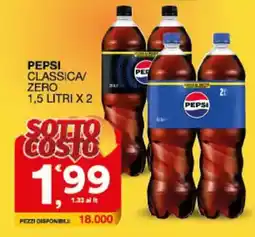 Sisa Pepsi Classica/Zero offerta