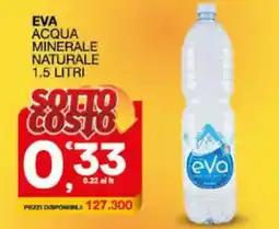 Sisa Acqua minerale naturale Eva offerta