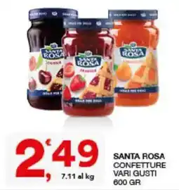 Sisa Santa Rosa confettura vari gusti offerta