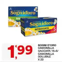 Sisa Sognidoro camomilla offerta