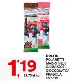 Sisa Dolfin Polaretti Magic Milk Cannucce offerta