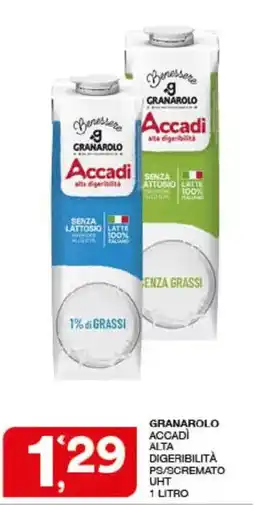 Sisa Granarolo Accadì alta digeribilità offerta