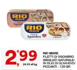 Sisa Rio mare filetti di sgombro grigliati naturale offerta