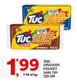 Sisa Tuc cracker pocket vari tipi offerta