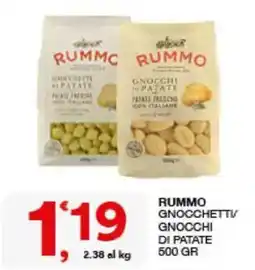 Sisa Rummo gnocchetti di patate offerta