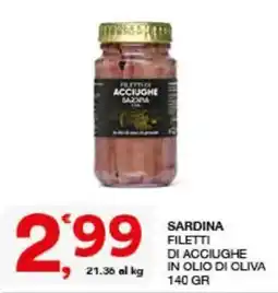 Sisa Sardina filetti di acciughe in olio di oliva offerta
