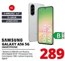 Comet Samsung Galaxy A56 5G Smartphone offerta