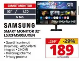 Comet Samsung Smart Monitor 32" offerta