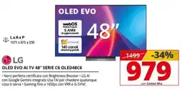 Comet LG OLED EVO AI TV 48" SERIE C6 offerta
