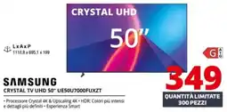 Comet Samsung Crystal TV UHD 50" offerta