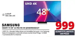 Comet Samsung Smart TV 48" Ultra HD 4K offerta
