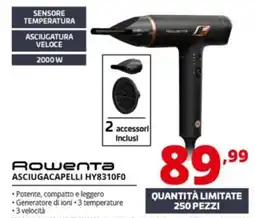 Comet Rowenta asciugacapelli HY8310F0 offerta