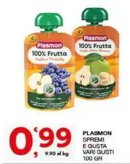 Sisa Plasmon 100% Frutta offerta