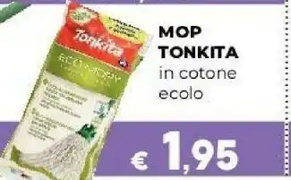 Orizzonte Tonkita mop in cotone ecolo offerta