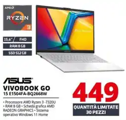 Comet ASUS VIVOBOK GO offerta