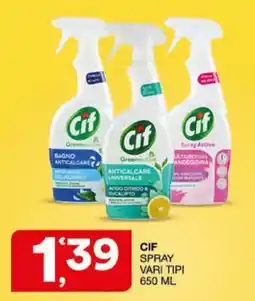 Sisa Cif spray vari tipi offerta