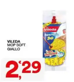 Sisa Vileda mop soft giallo offerta