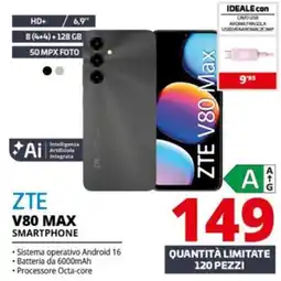 Comet ZTE V80 MAX Smartphone offerta