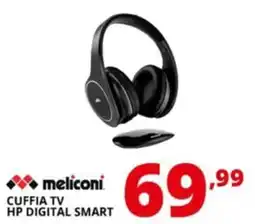 Comet Cuffia TV HP Digital Smart meliconi offerta