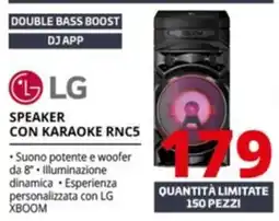 Comet LG Speaker con Karaoke RNC5 offerta