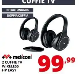 Comet Cuffie TV wireless Meliconi offerta
