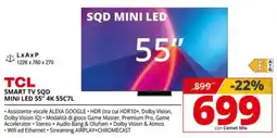 Comet TCL SMART TV SQD MINI LED 55" 4K 55C7L offerta