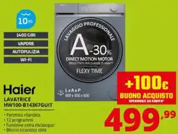 Comet Haier lavatrice HW100-B14367GUIT offerta