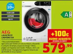 Comet AEG Lavatrice LR6FEBG104 offerta