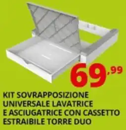 Comet Kit sovrapposizione universale lavatrice e asciugatrice con cassetto estraibile torre duo offerta