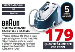Comet Braun sistema stirante CareStyle 5 offerta