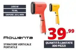 Comet Rowenta stiratore verticale portatile offerta